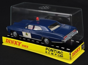 Dinky number 10 pontiac rcmp ll589 back