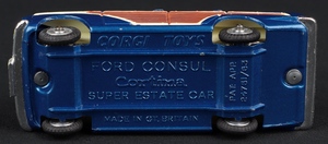Corgi toys 491 ford consul cortina super estate car ll597 base