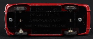 French dinky junior 103 renault r8 ll619 base