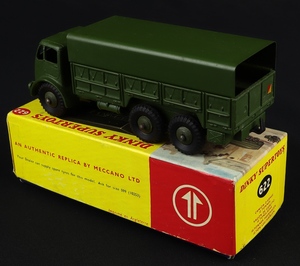 Dinky supertoys 622 10 ton army truck ll626 back