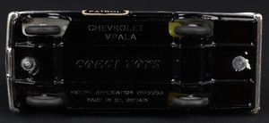 Corgi toys 481 chevrolet police car ll737 base