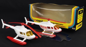 Corgi toys prototype 931 jet ranger helicopter compare