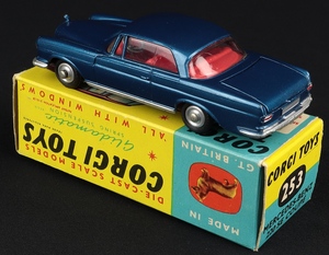 Corgi toys 253 mercedes benz 220 se coupe ll818 back