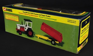 Corgi toys gift set 34 david brown tractor trailer ll849 back