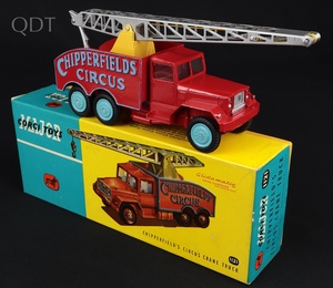 Corgi toys 1120 chipperfields circus crane truck ll881 front