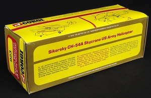 Corgi toys 923 sikorsky us army helicopter ll934 base
