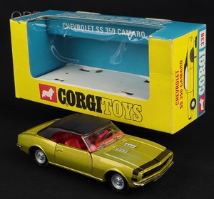 Corgi toys 338 chevrolet ss 350 camaro ll936 front