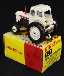 Dinky toys 305 david brown tractor mm21 back