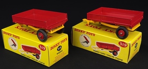 Dinky toys 319 weeks farm trailer mm54 back