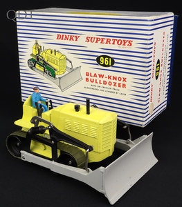 Dinky supertoys 961 blaw knox bulldozer mm67 front