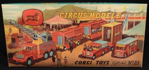 Corgi gift set 23 chipperfields circus mm83 lid