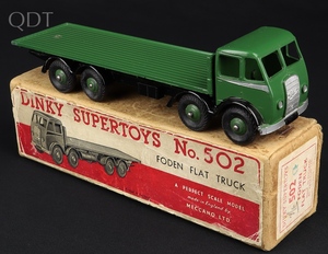 Dinky supertoys 502 foden flat truck mm91 front