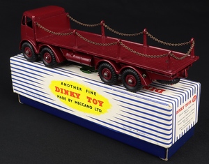 Dinky toys 905 foden flat truck with chains mm93 back