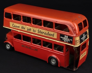 Tri ang minic 60m double decker bus mm114 back