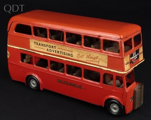 Tri ang minic 60m double decker bus mm114 front