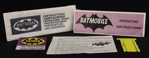Corgi toys 267 batmobile red tyres mm129 instructions