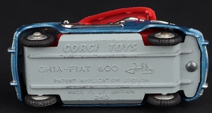 Corgi toys 240 ghia fiat jolly mm136 base