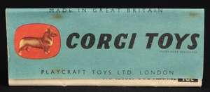 Corgi toys 210m austin cambridge saloon mm141 booklet