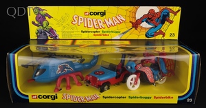 Corgi toys gift set 23 spiderman mm159 front