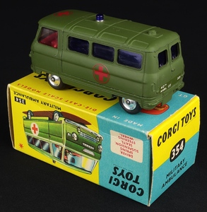 Corgi toys 354 military ambulance mm164 back