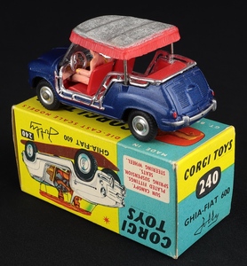 Corgi toys 240 ghia fiat jolly mm162 back
