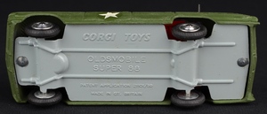 Corgi toys 358 h.q staff car mm164 base