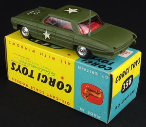 Corgi toys 358 h.q staff car mm164 back