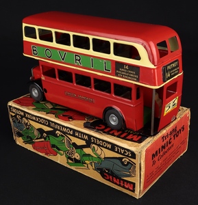 Tri ang minic 60m double decker bus mm171 back