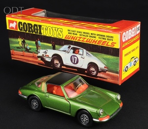 Corgi toys 382 porsche targa 911s mm174 front